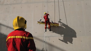 HSSE rescue training exercise at a refinery