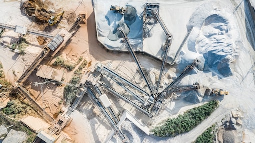 Birdseye view of mine