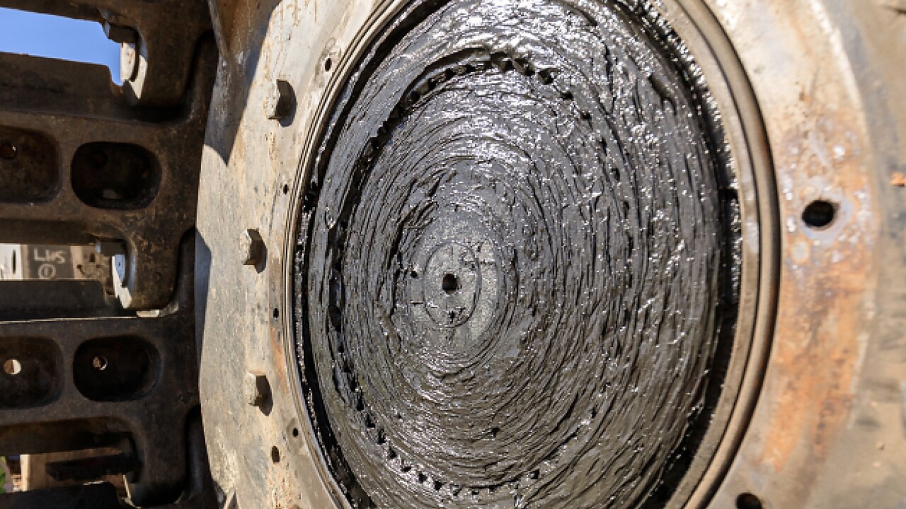 Close up of sprirax in use