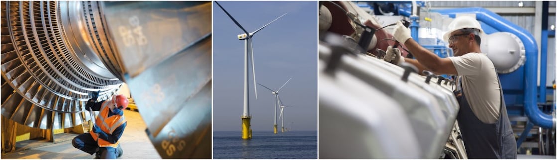 Various power industry infrastructure equipment