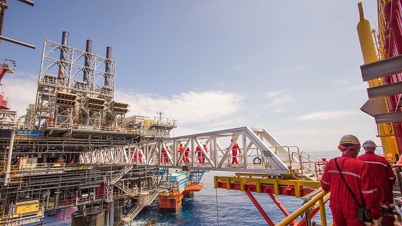 A new platform built alongside the existing Malampaya gas field