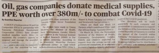 Guardian Donation news