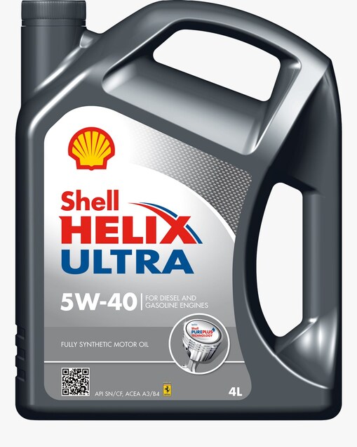 Packshot of Shell Helix Ultra 5W-40